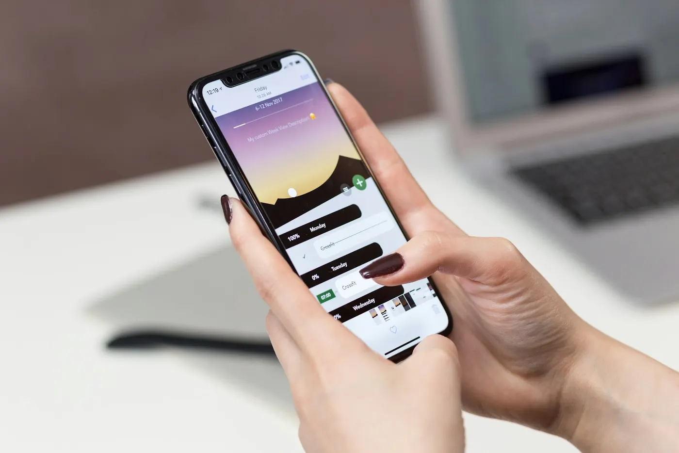 Un acquisto fatto dall'app di un negozio